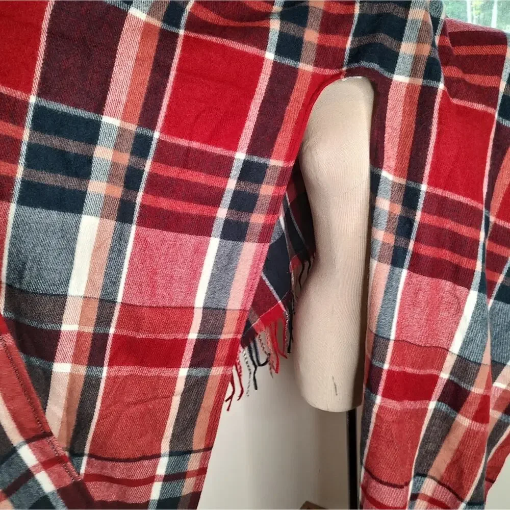 Woolrich Plaid Wrap Shawl